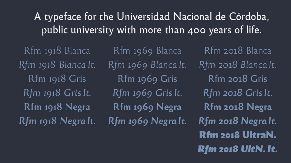 Reforma Typeface
