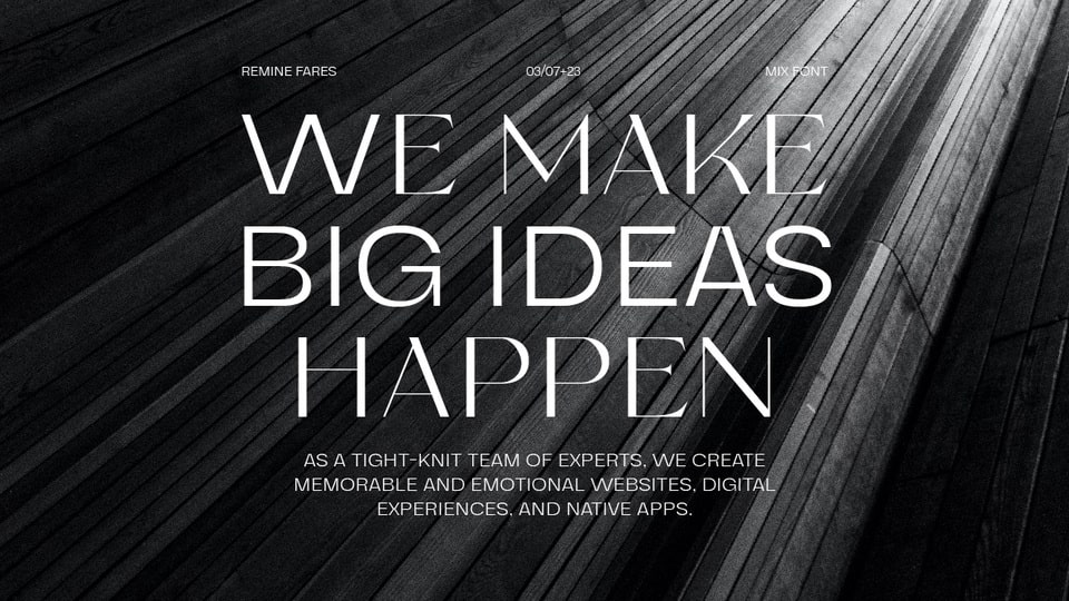 Remine Fares Display Font