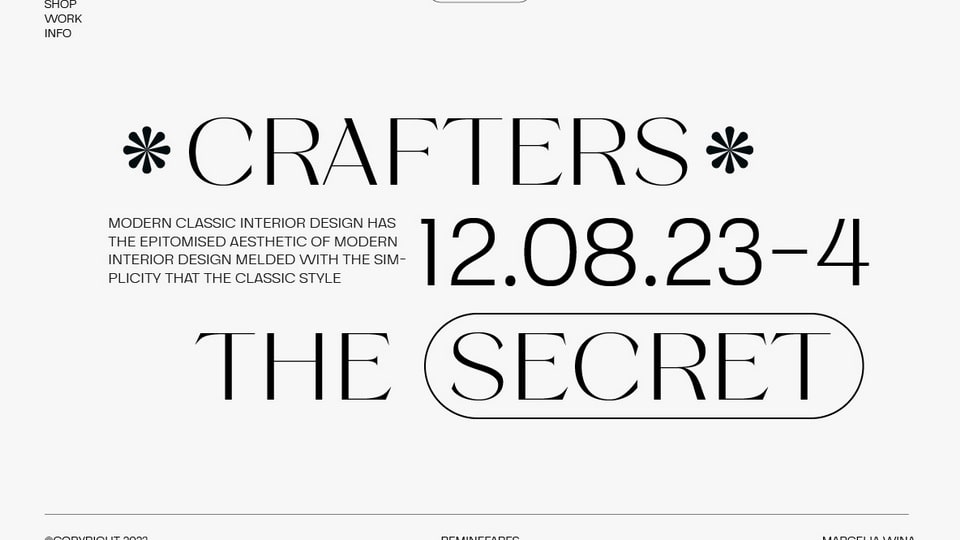 Remine Fares Display Font