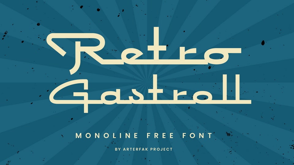 Retro Gastroll Font