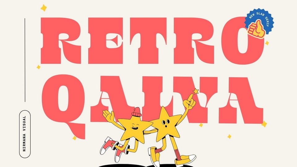 Retro Qalva Font