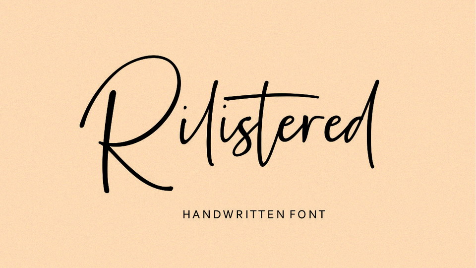 Rilistered Font