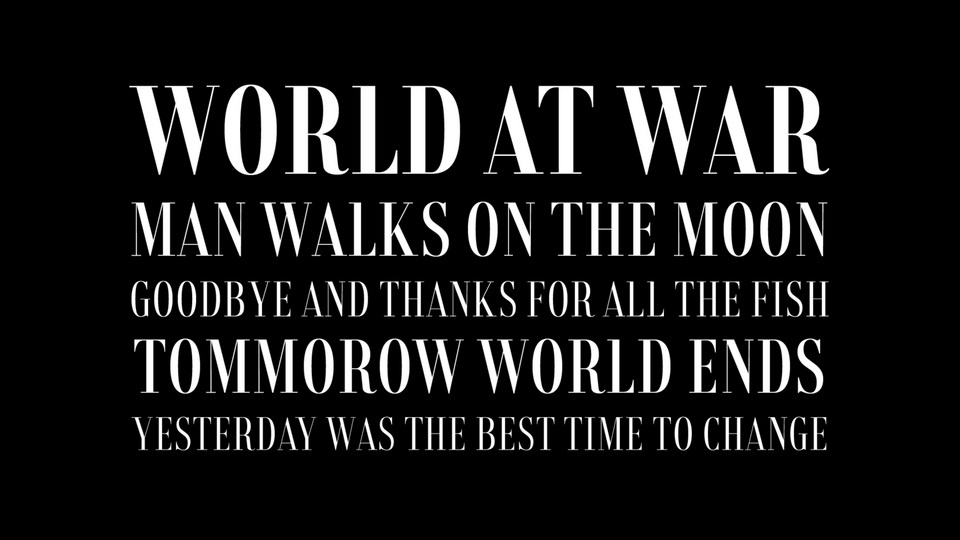 Rondal Typeface