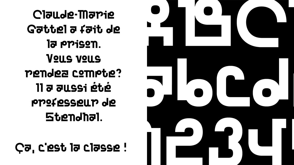 RandomWiki Gattel Font