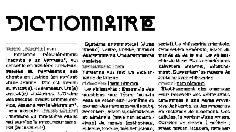 RandomWiki Gattel Font