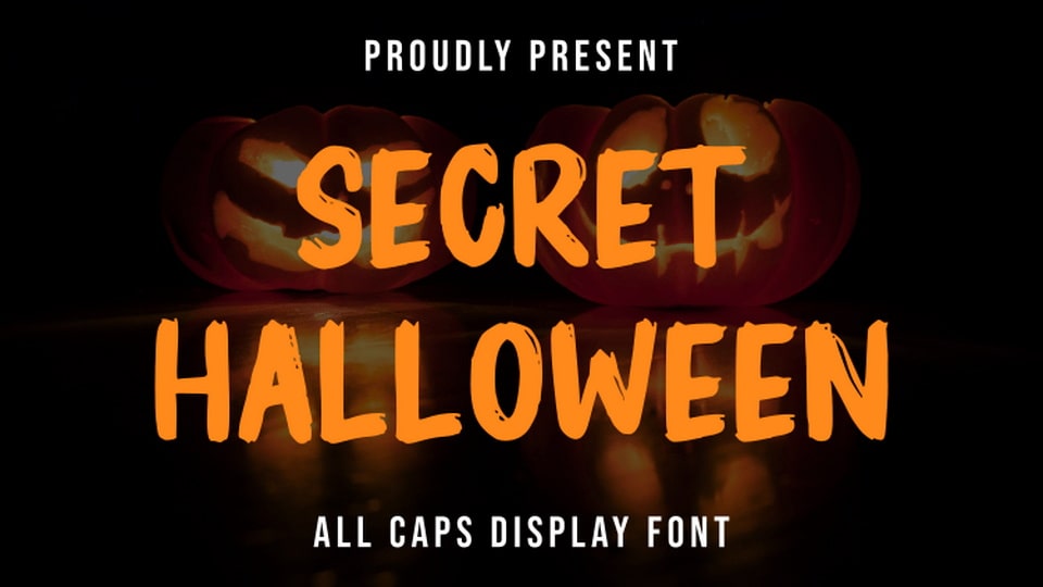 Secret Halloween Font
