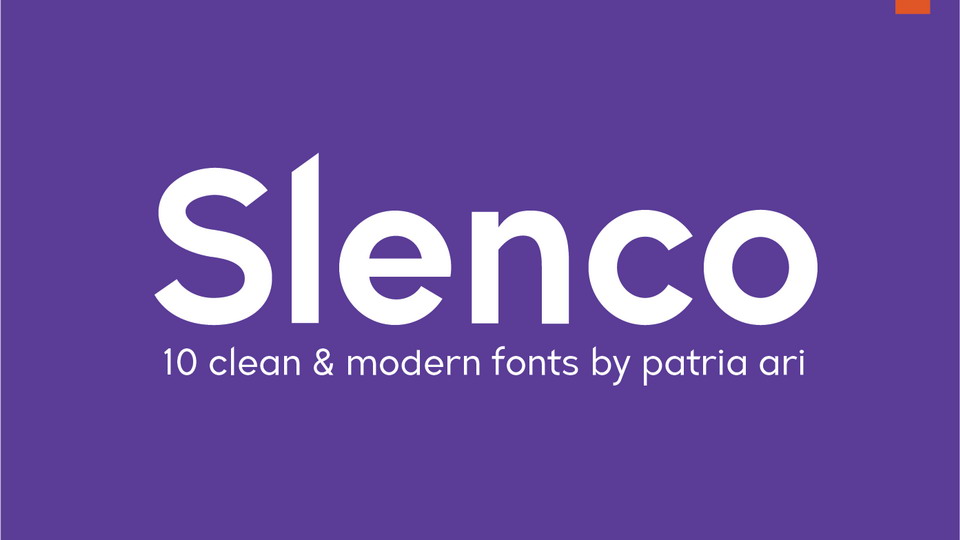 Slenco Font