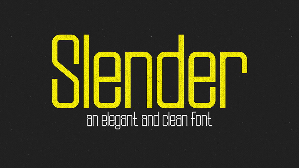 Slender Typeface
