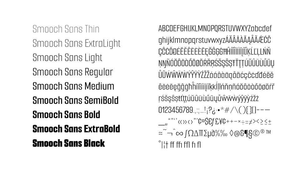 Smooch Sans Typeface