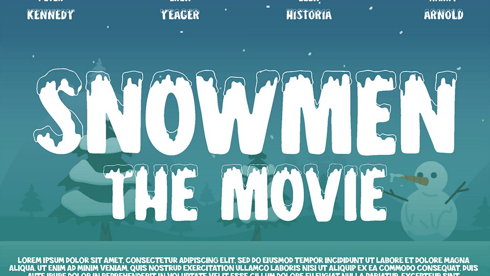 Snowy Season Font