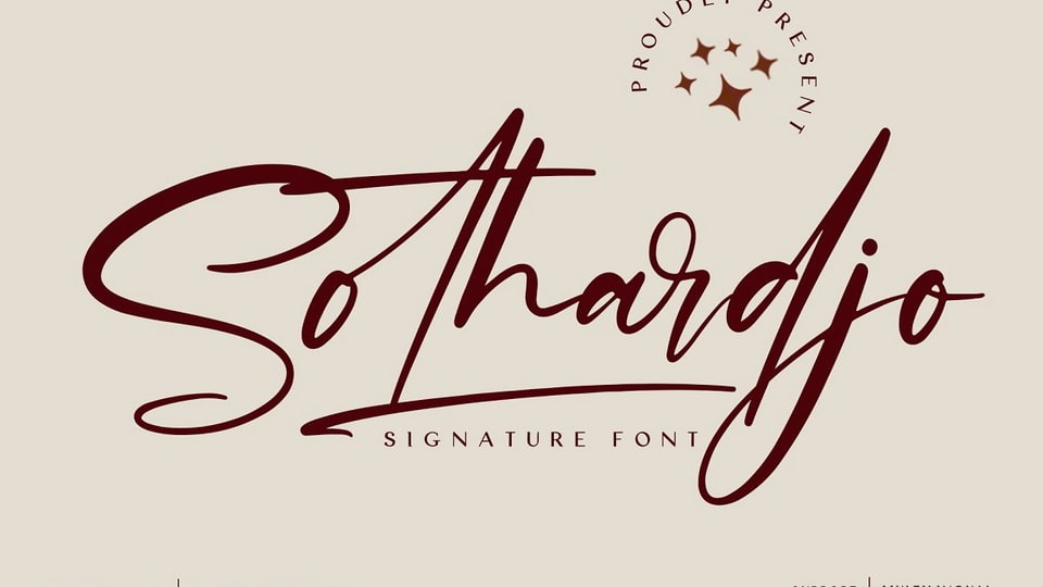 Sothardjo Font