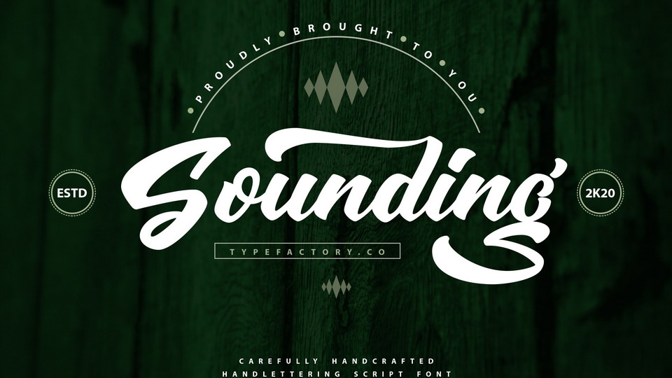 Sounding Script Font