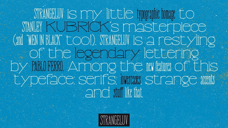 Strangeluv Font