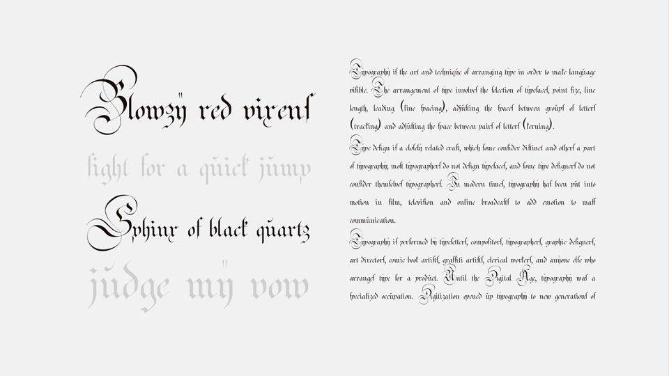 Strassburg Fraktur Font