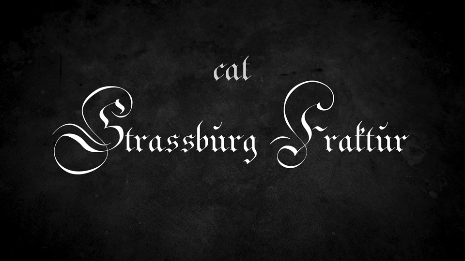 Strassburg Fraktur Font