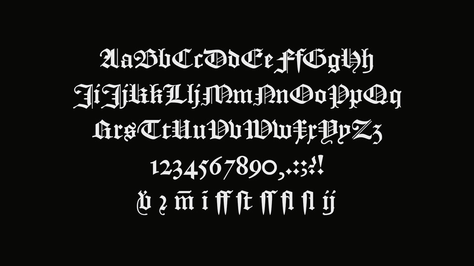 Textura Belgica Font