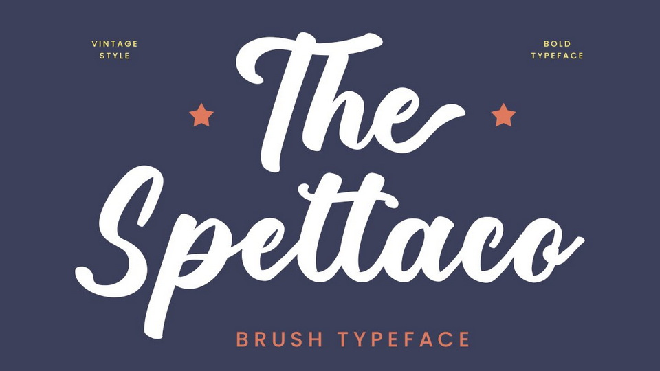 The Spettaco Font