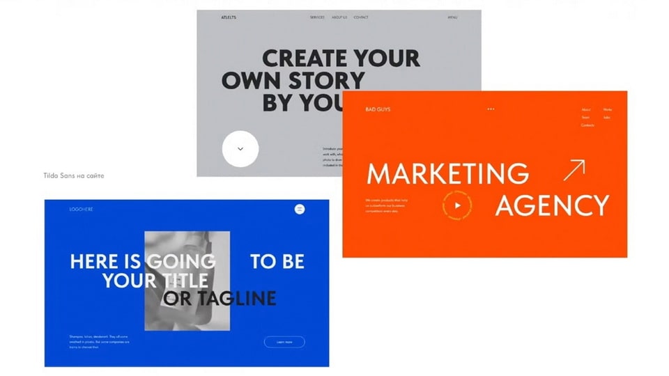 Tilda Sans Typeface