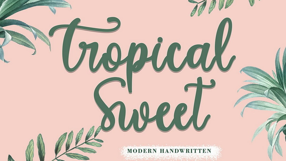 Tropical Sweet Font