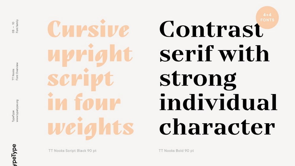 TT Nooks Typeface