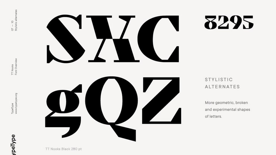 TT Nooks Typeface