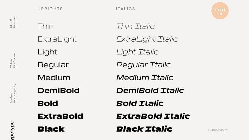 TT Runs Font