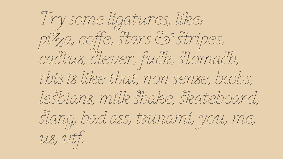 Victorianna Typeface