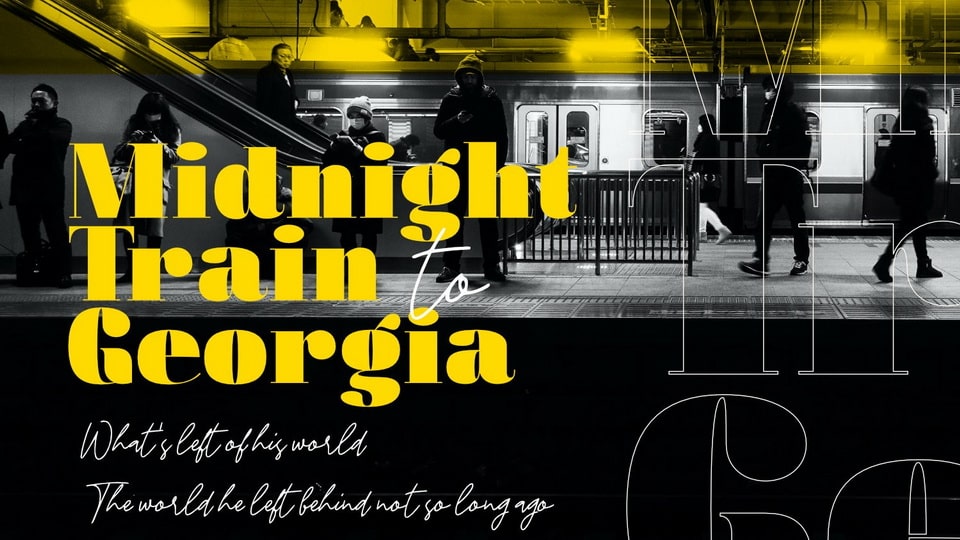 Walking Broadway Font