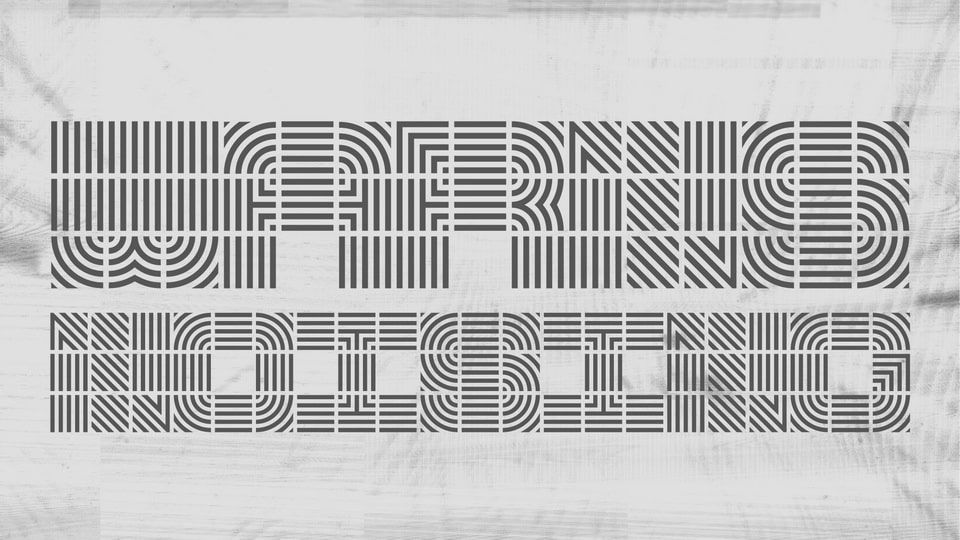 Warns Noising Font