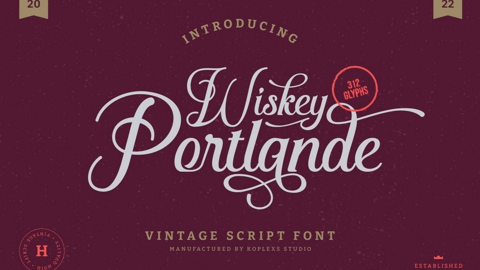 Wiskey Portlande Font
