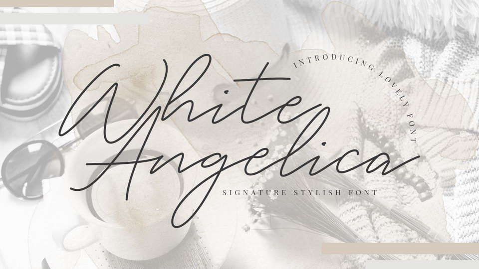 White Angelica Script