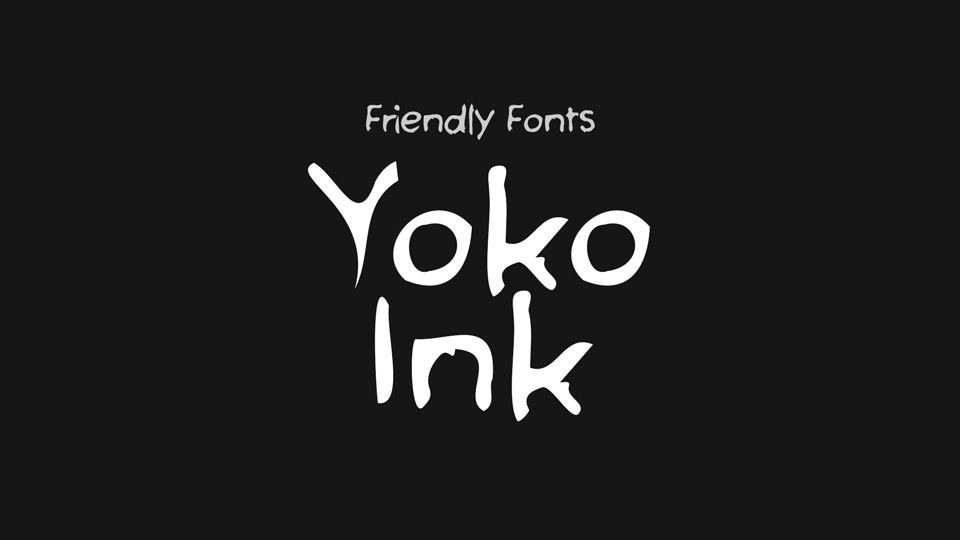 Yoko Ink Font