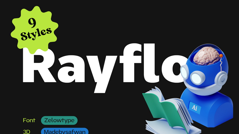 ZT Rayflo Font