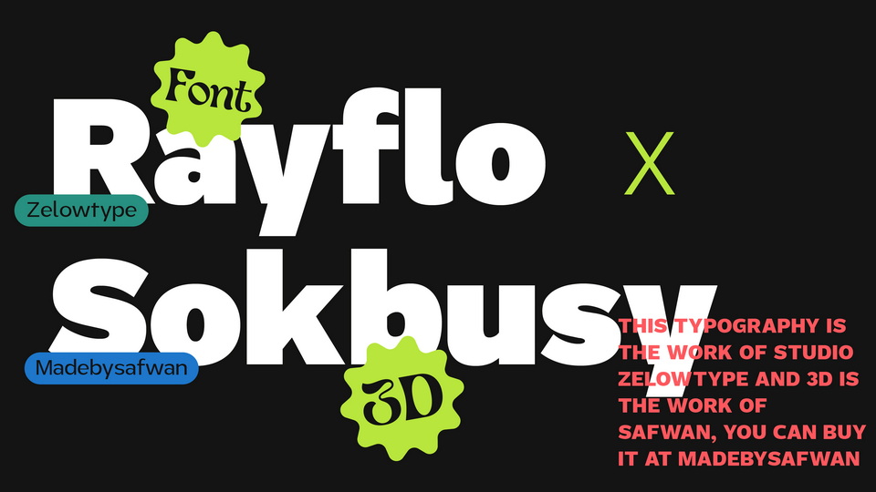 ZT Rayflo Font