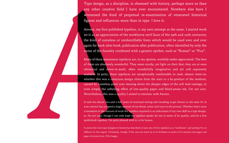 Anvers Typeface