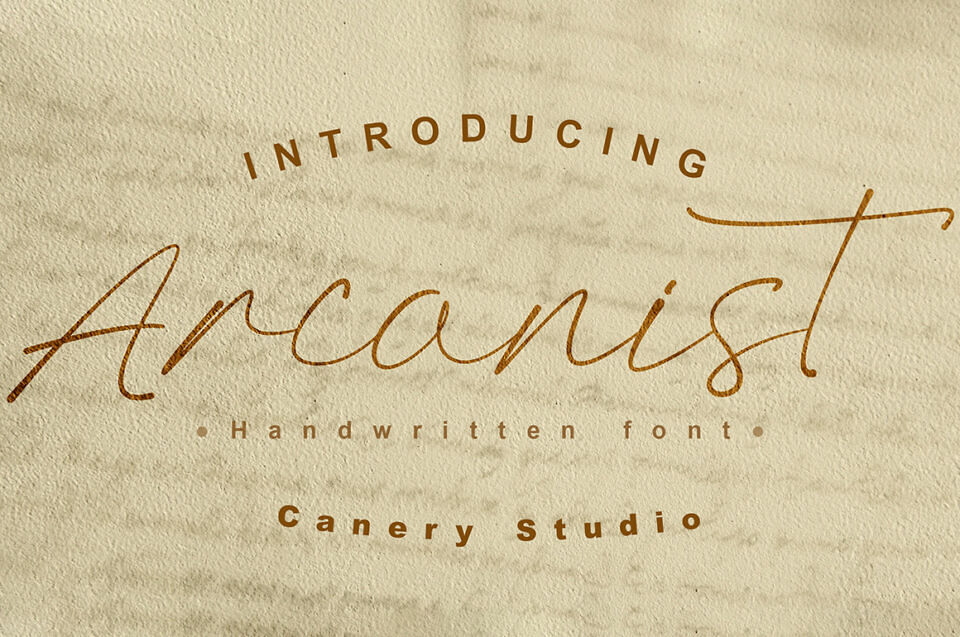 Arcanist Font