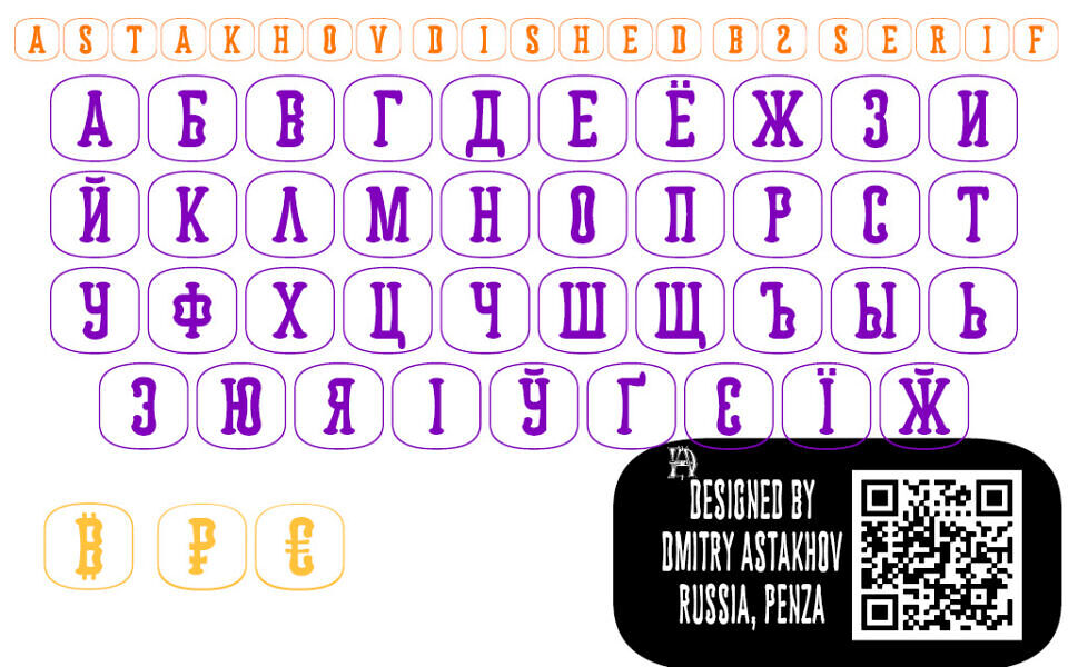 Astakhov Dished Font