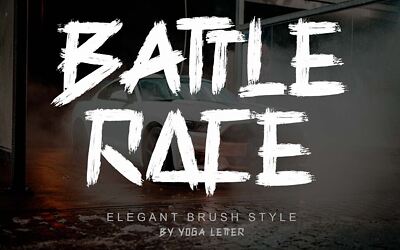 Battle Race Font (7)