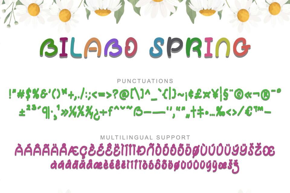 Bilabo Spring Font