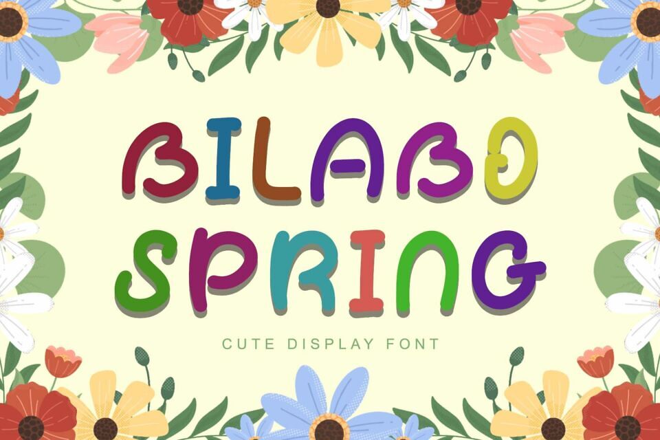 Bilabo Spring Font