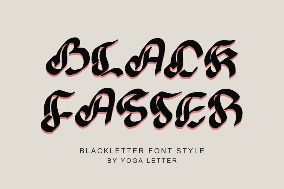 Black Faster Font