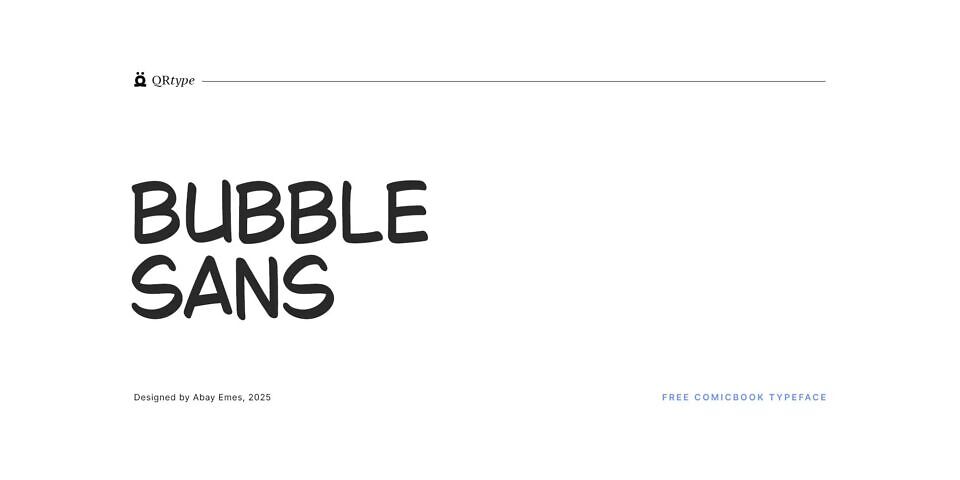 Bubble Sans Font