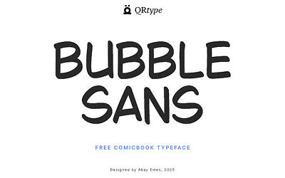 Bubble Sans Font