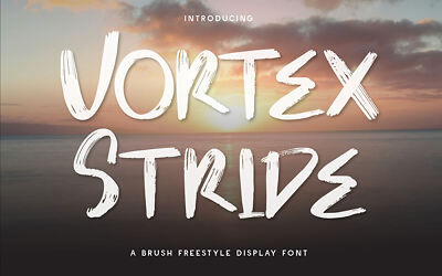 CF Vortex Stride Font