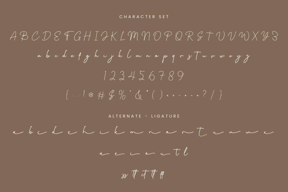 Claustina Signature Font