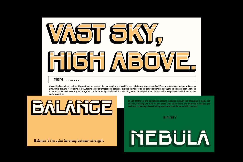 Darille 3D Font
