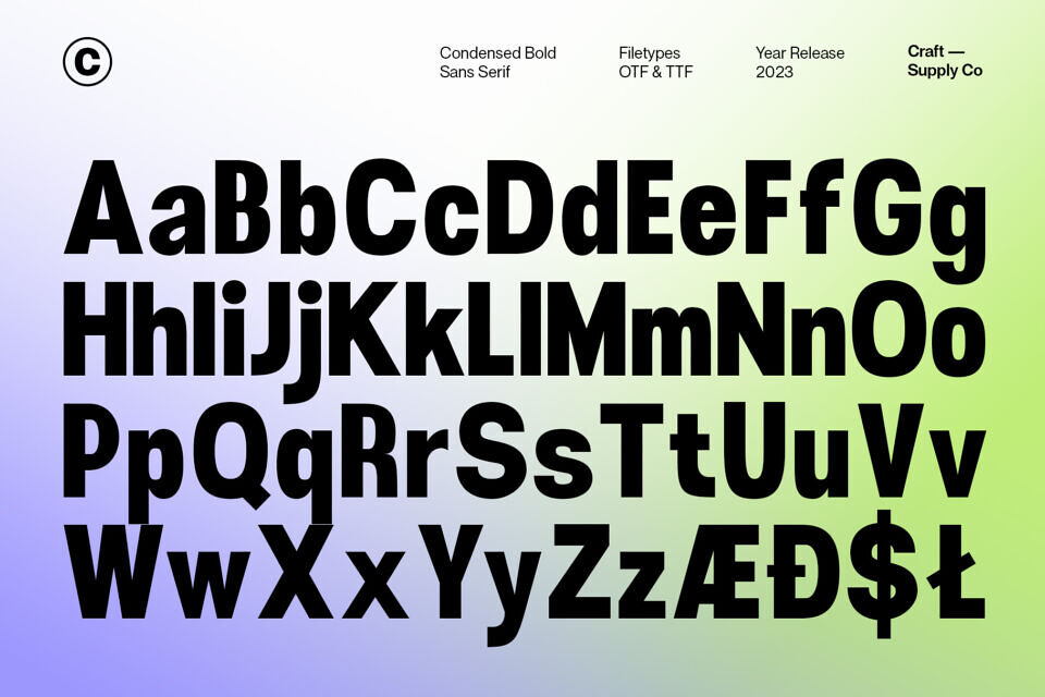 Demine Font