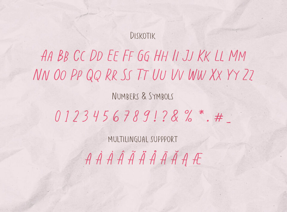 Diskotik Font