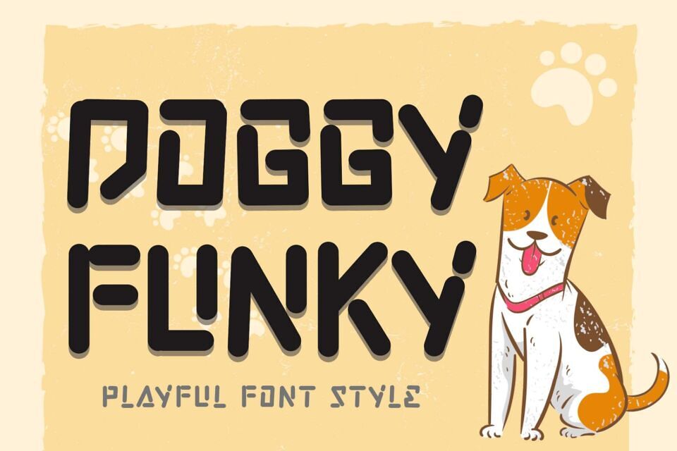 Doggy Funky Font