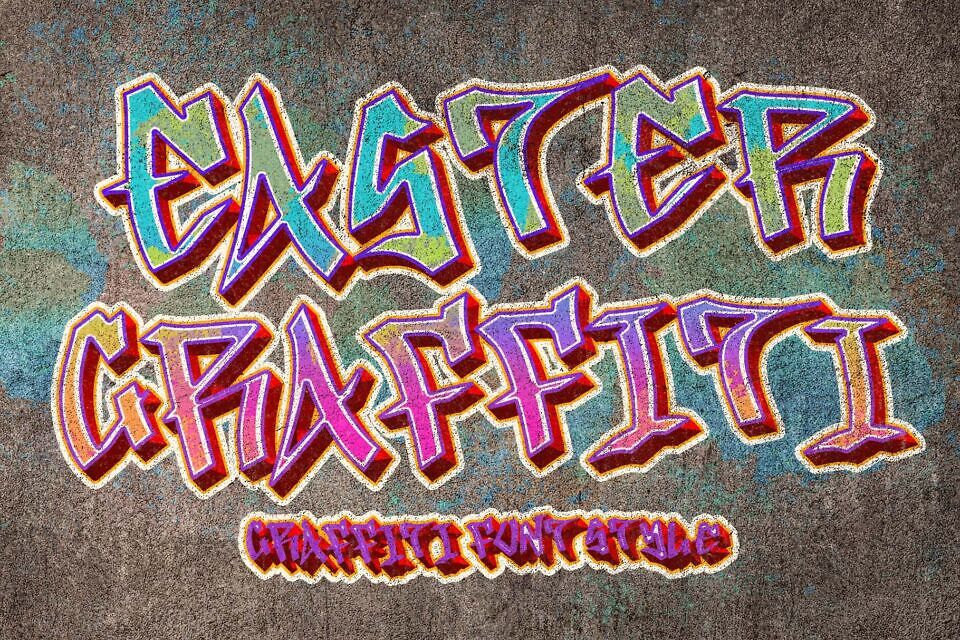 Easter Graffiti Font